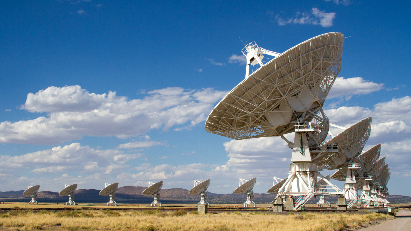 Much of the movie 'Contact' was filmed at the Very Large Array in New Mexico.